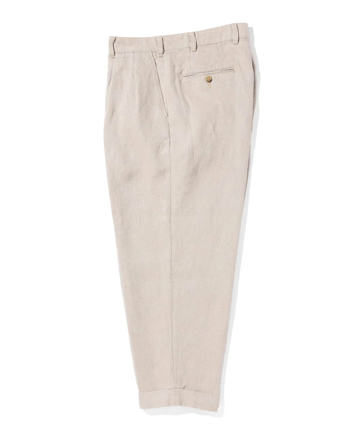 2-Pleat Linen Chinos
