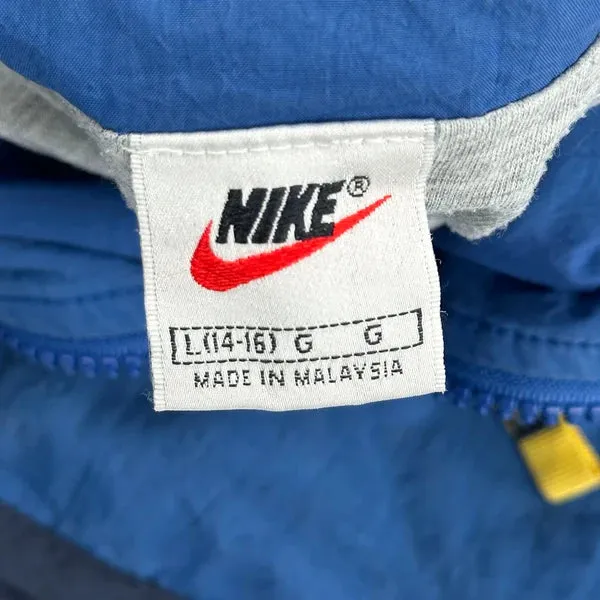 Age 12-13 Nike Windbreaker - Large Blue Polyester