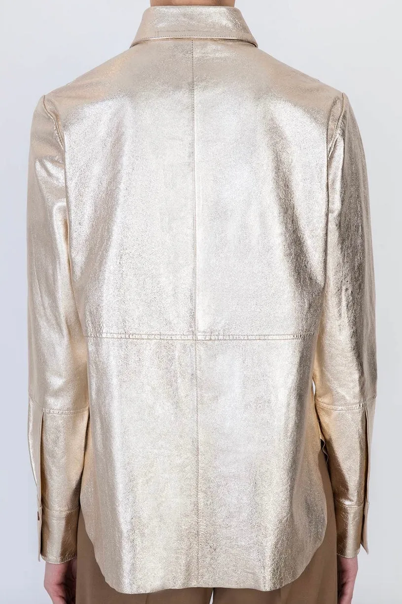 Alysi - Leather Top: Metal kid in