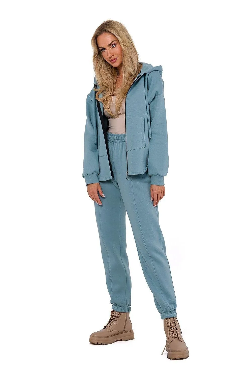 Athletic Knit Jogger Pants with Stretchy Waistband