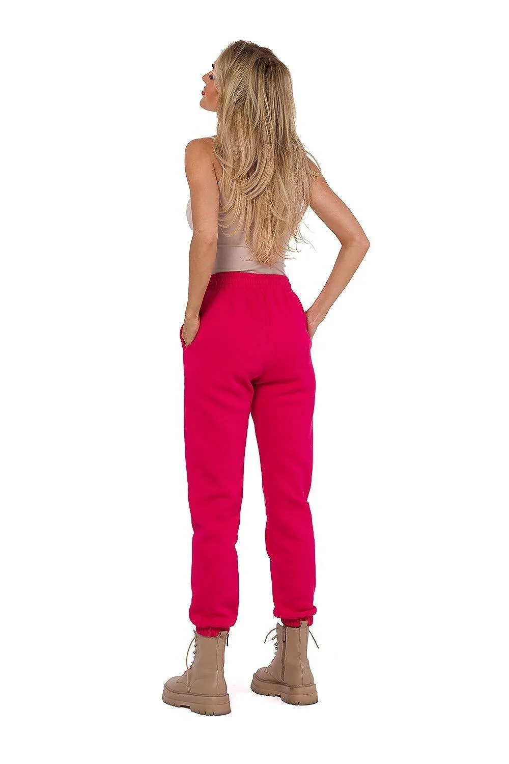 Athletic Knit Jogger Pants with Stretchy Waistband