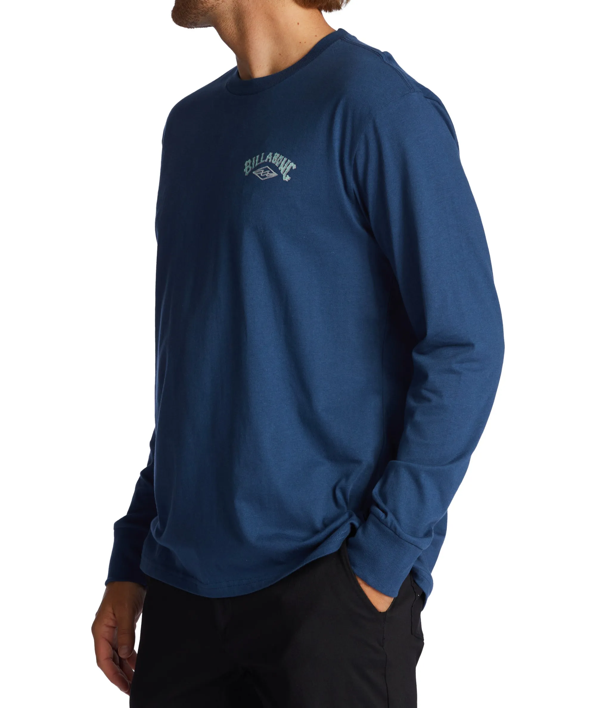 Billabong Adiv Arch L/S Tee-Space Blue