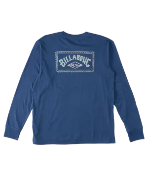 Billabong Adiv Arch L/S Tee-Space Blue