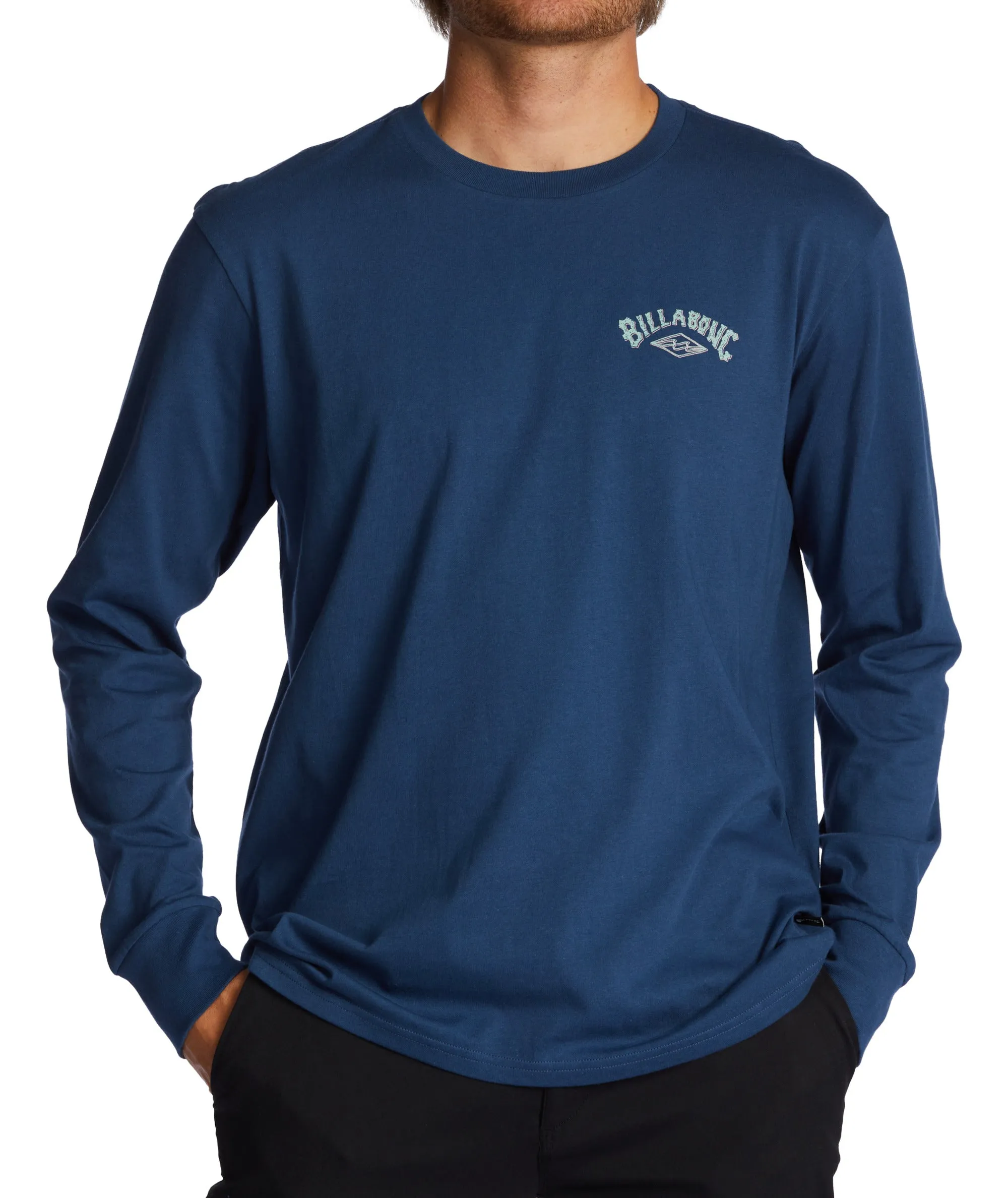 Billabong Adiv Arch L/S Tee-Space Blue