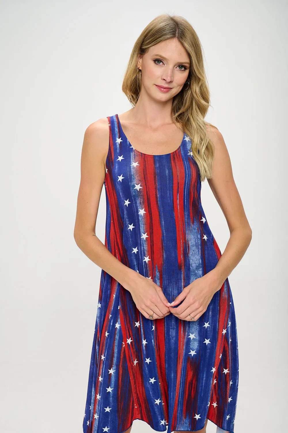BNS Diamond Side Tank Dress-7042BN-TRD1-D005