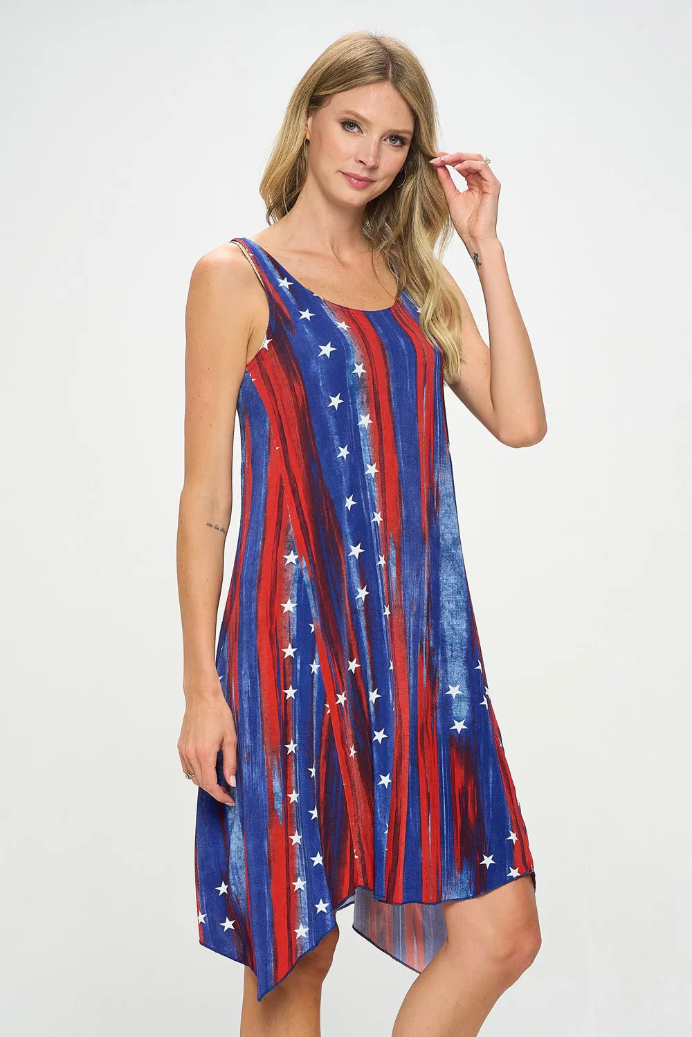 BNS Diamond Side Tank Dress-7042BN-TRD1-D005