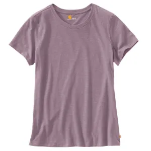 Carhartt Women's Amethyst Heather Lockhart Shot Sleeve Crewneck T-Shirt