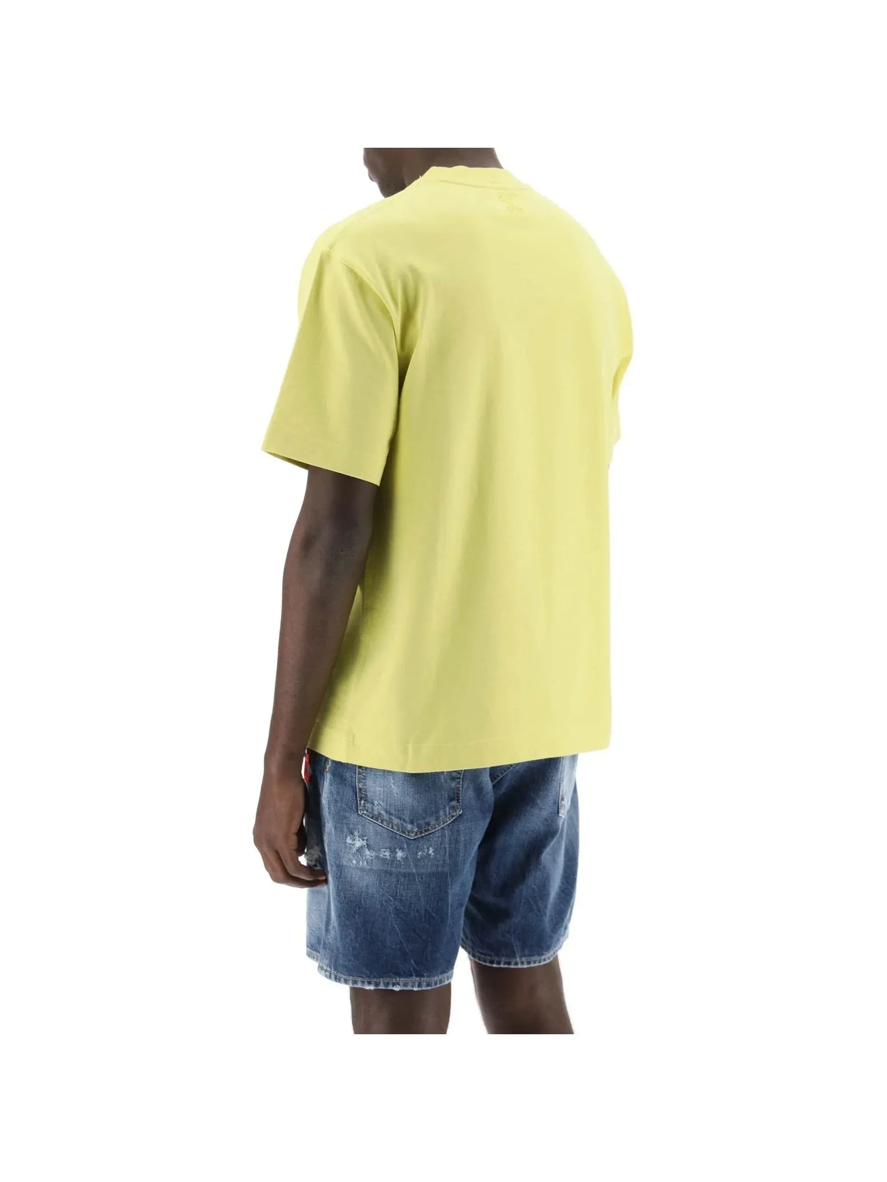 Closed Solid Cotton T-Shirt