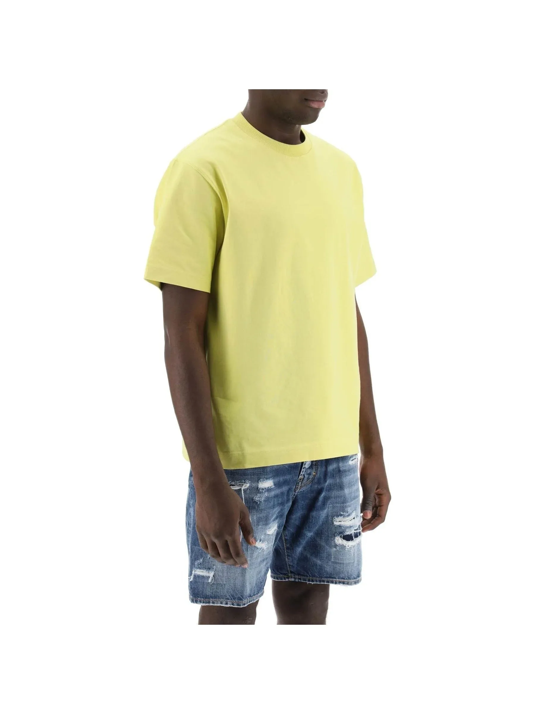 Closed Solid Cotton T-Shirt
