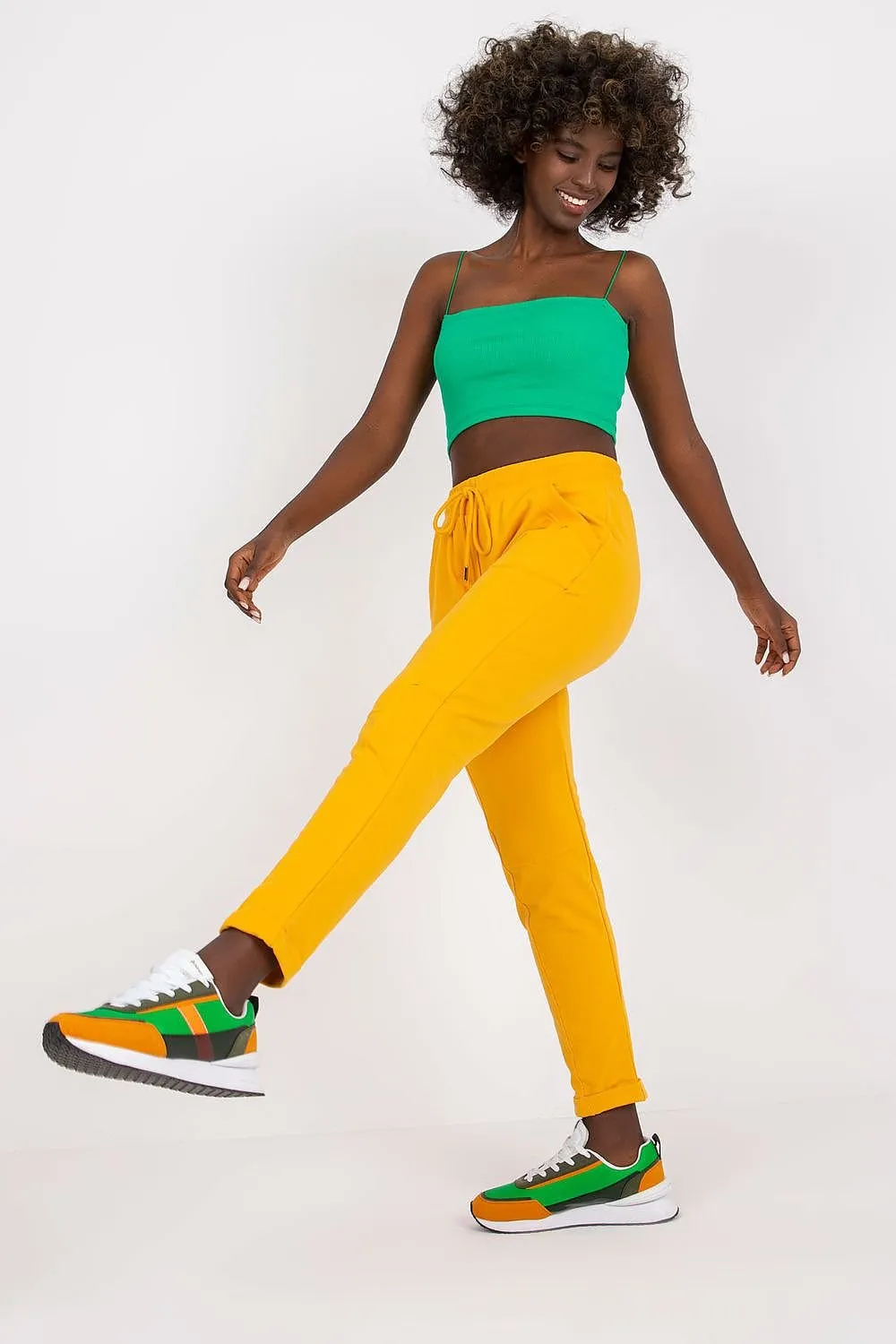 Cozy High-Rise Joggers with Functional Side Pockets