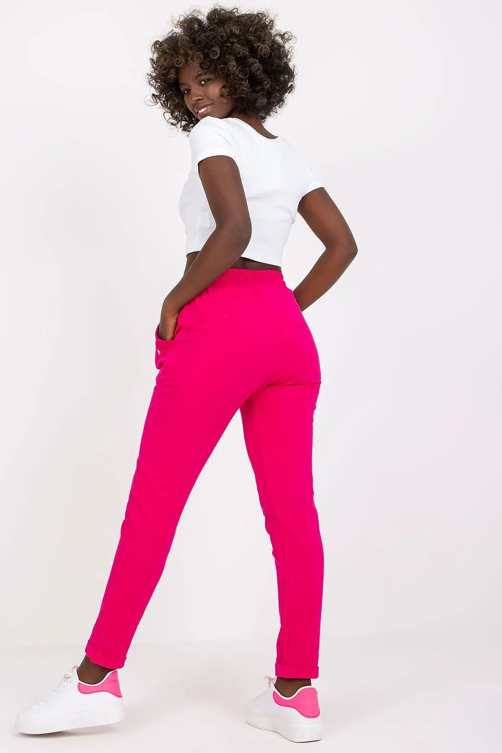 Cozy High-Rise Joggers with Functional Side Pockets