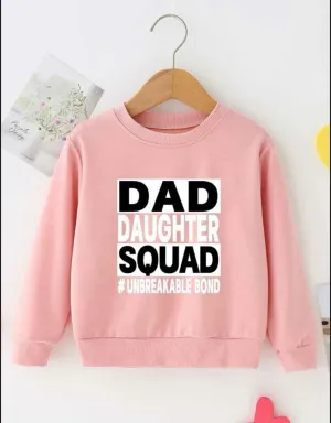 Dad Squad Pink Sweatshirt