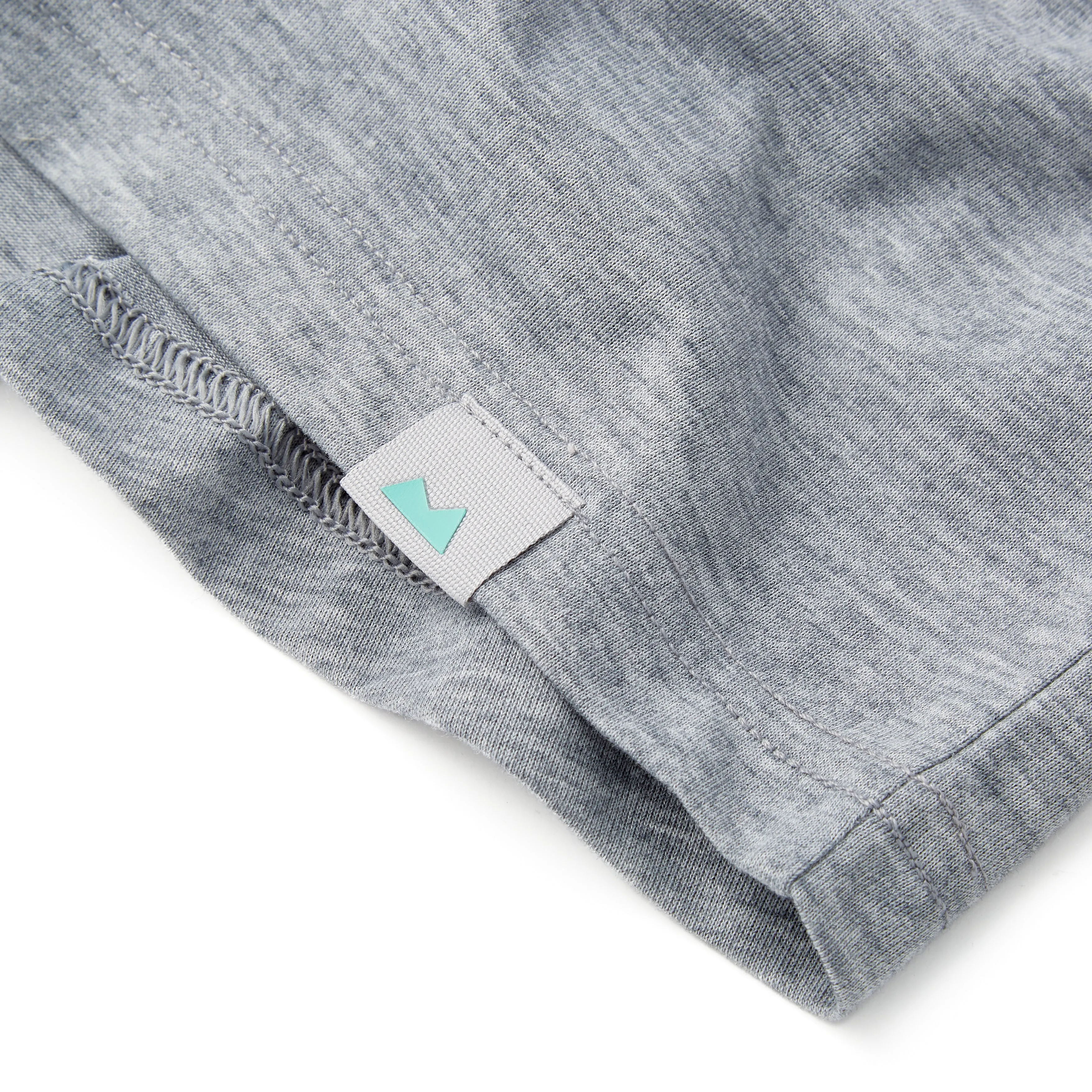 Everyday Tee with V-Neck in Heather Storm