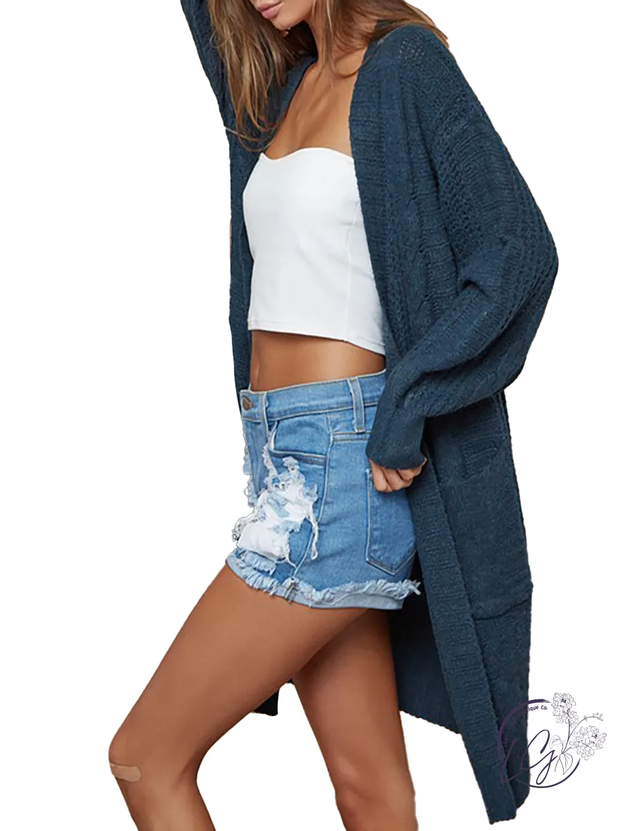 Knitted Up Twist Knit Cardigan