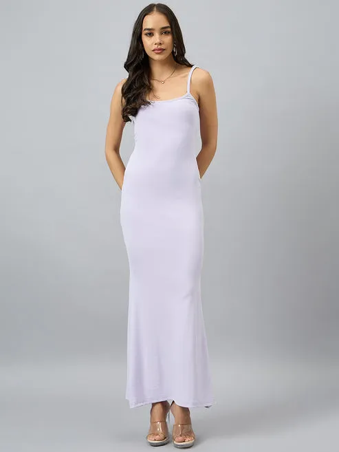 Lavender Sleeveless Maxi Dress