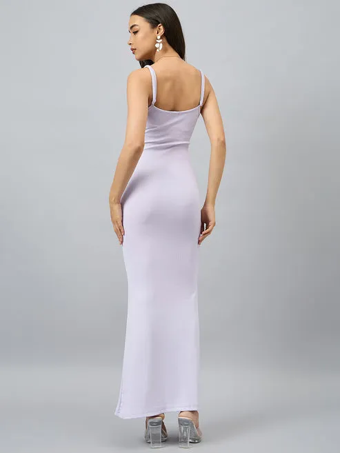 Lavender Sleeveless Maxi Dress