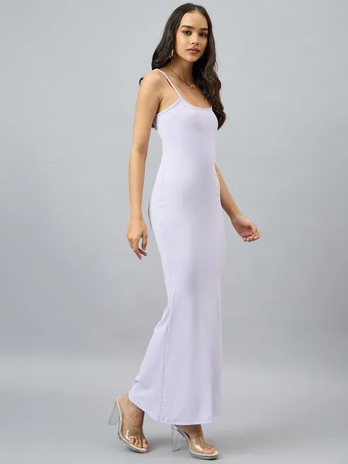 Lavender Sleeveless Maxi Dress