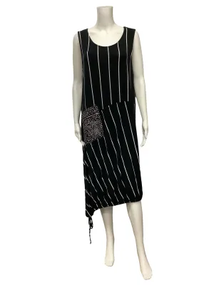 Liv Dress Maxi Tank Stripe Print Size: L