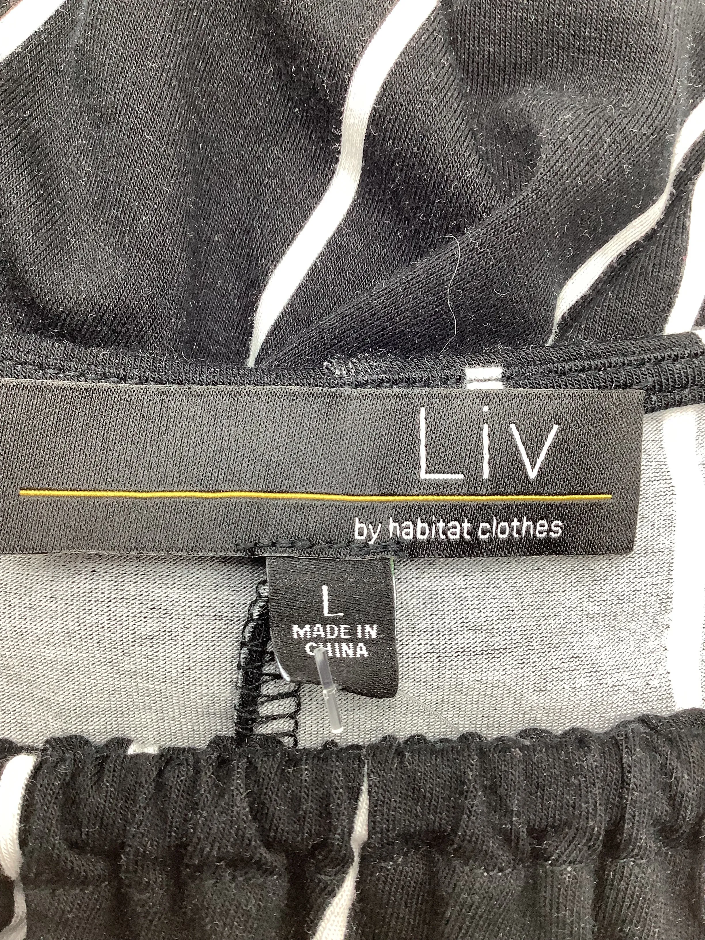 Liv Dress Maxi Tank Stripe Print Size: L