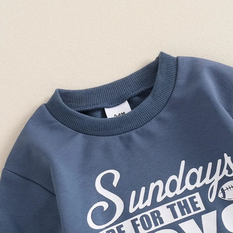 Long Sleeve Sunday Funday Baby Set