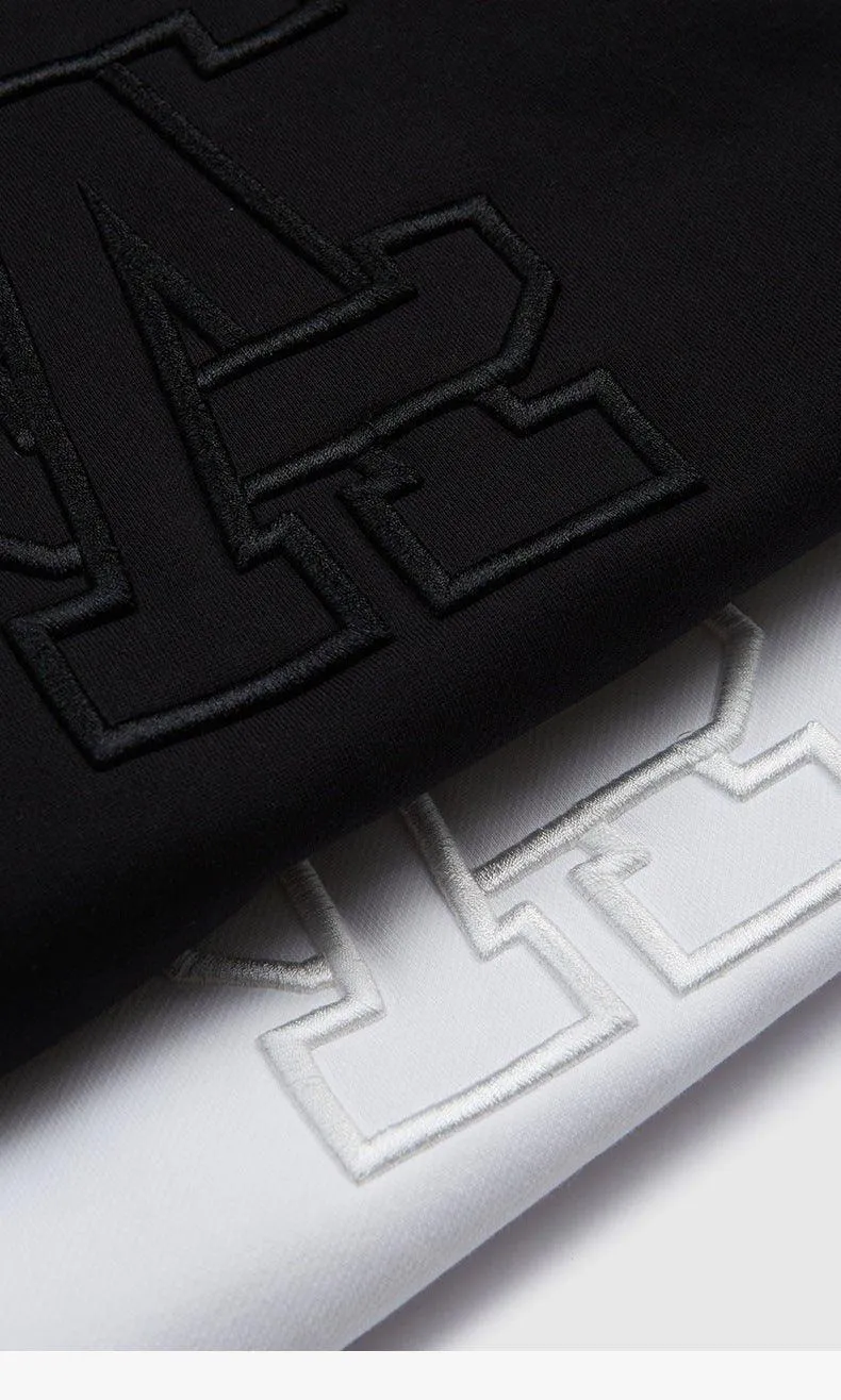 Loose Fit Letter Embroidered Baseball Jacket – Thick & Stylish