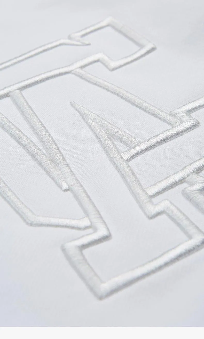 Loose Fit Letter Embroidered Baseball Jacket – Thick & Stylish