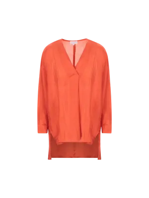 Loose-Fit Silk Blouse