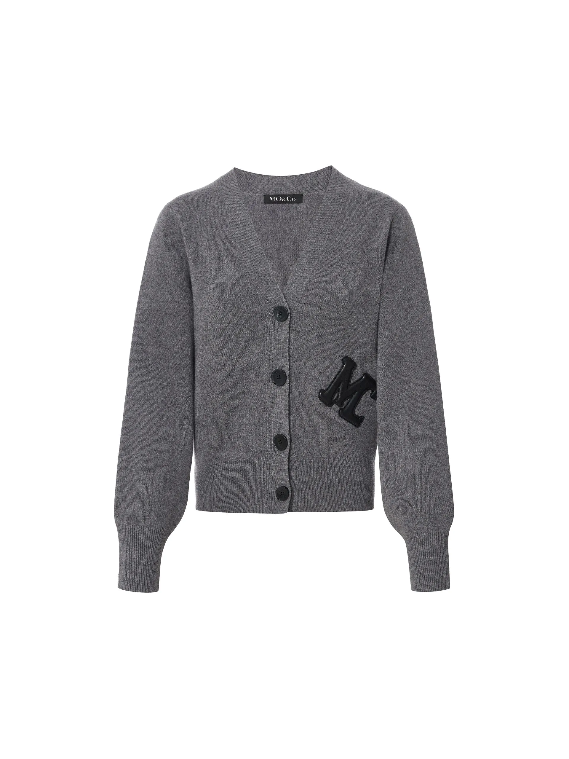 Merino Wool MC Print Cardigan