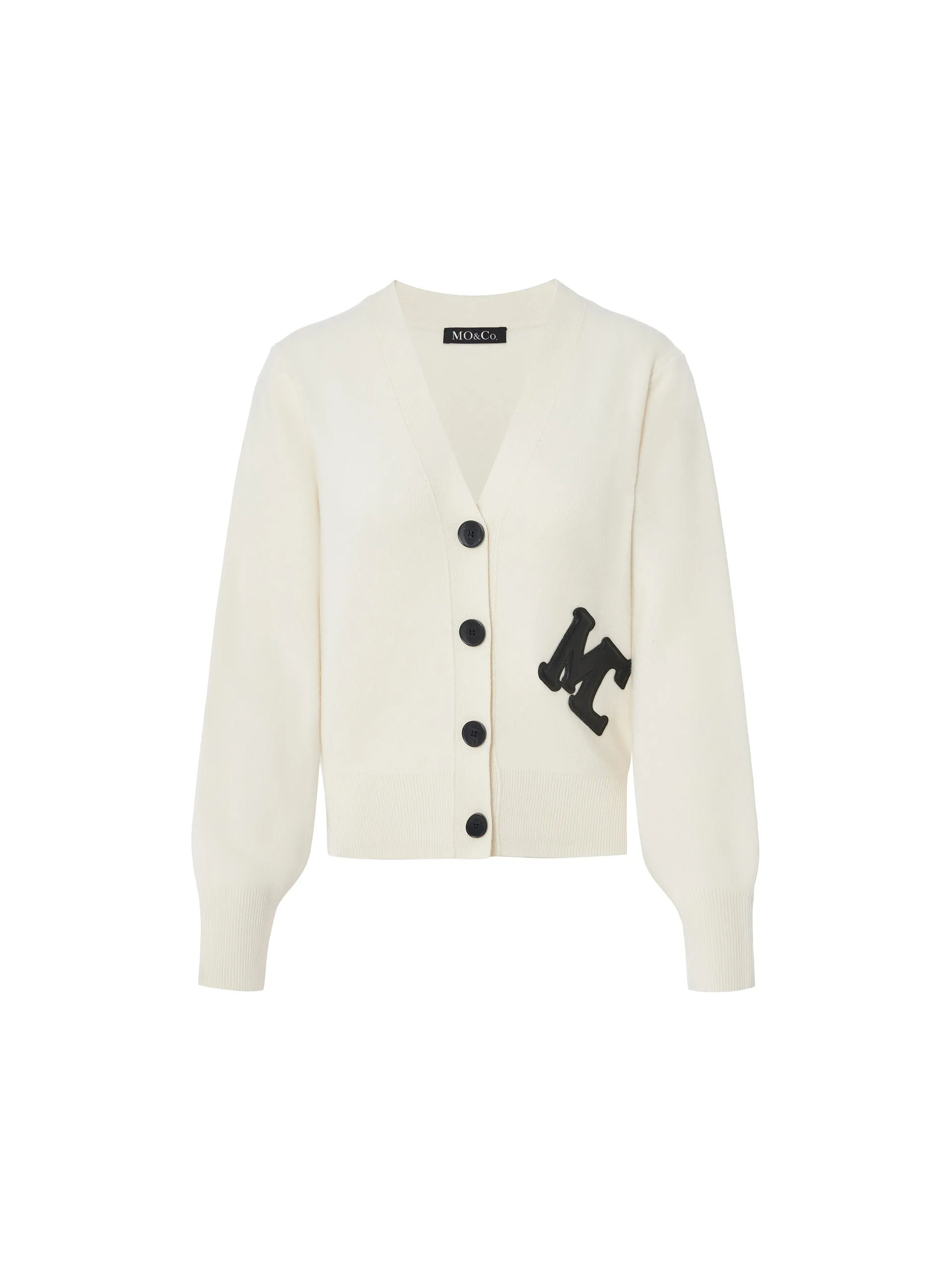 Merino Wool MC Print Cardigan