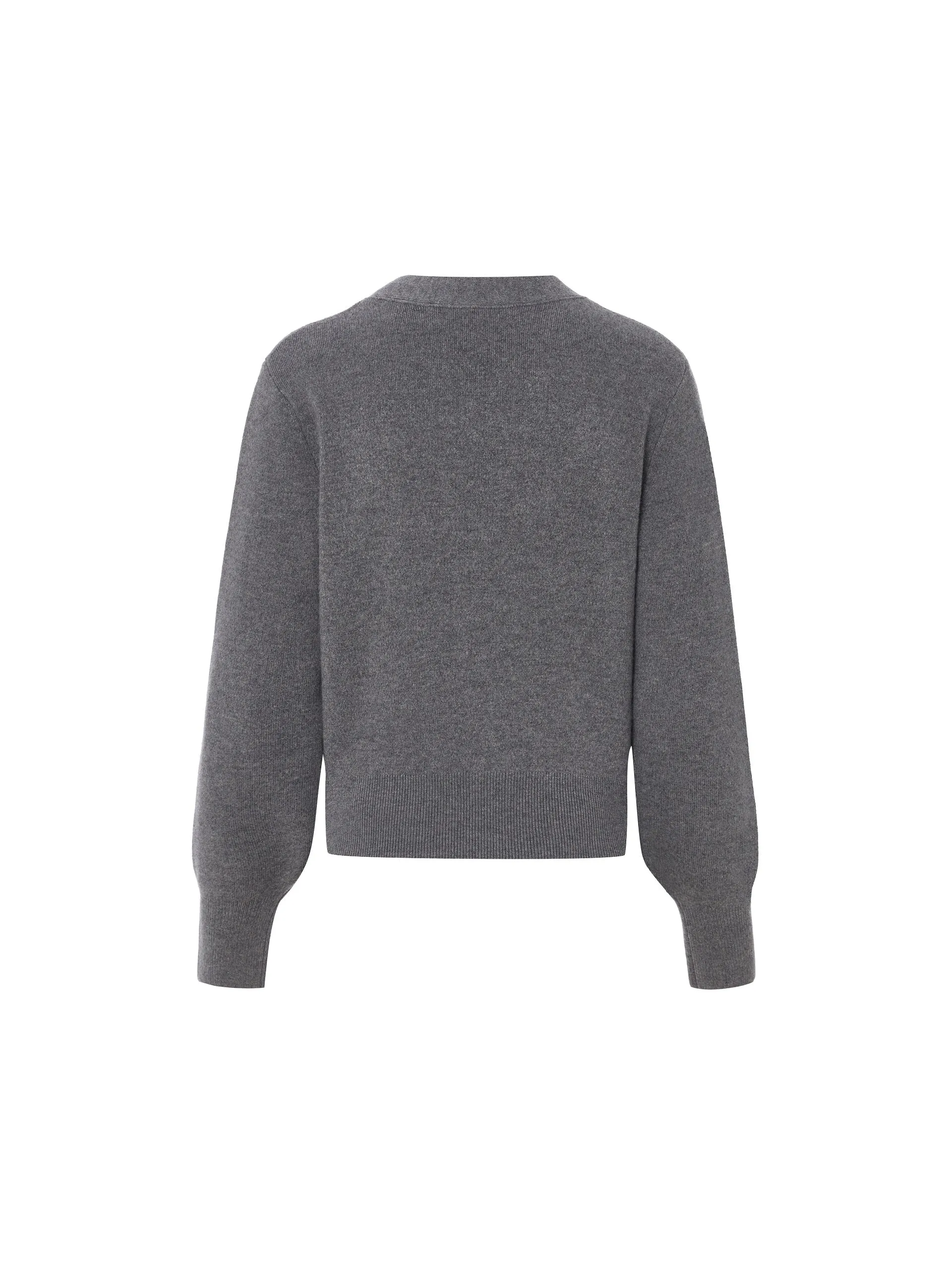 Merino Wool MC Print Cardigan