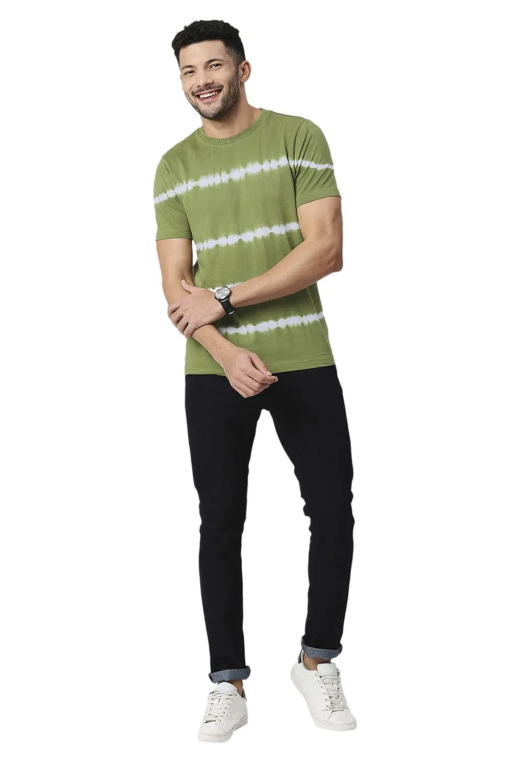 Muscle Fit Cotton Crew T-shirt