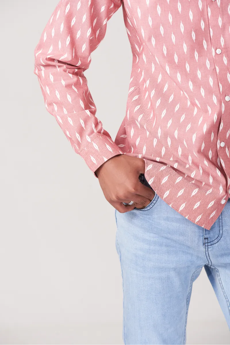 Pink Men’s Casual Classique Shirt