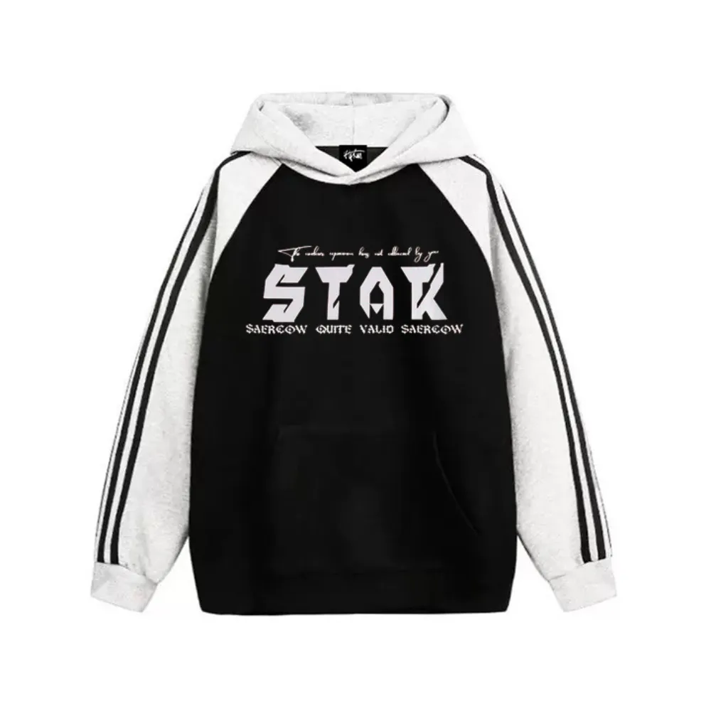 "American trendy STAK print” Hoodie