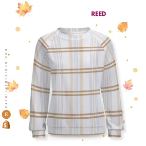 Reed | Women's Raglan Crewneck Sweatshirt | Cozy Autumn & Winter Crewneck