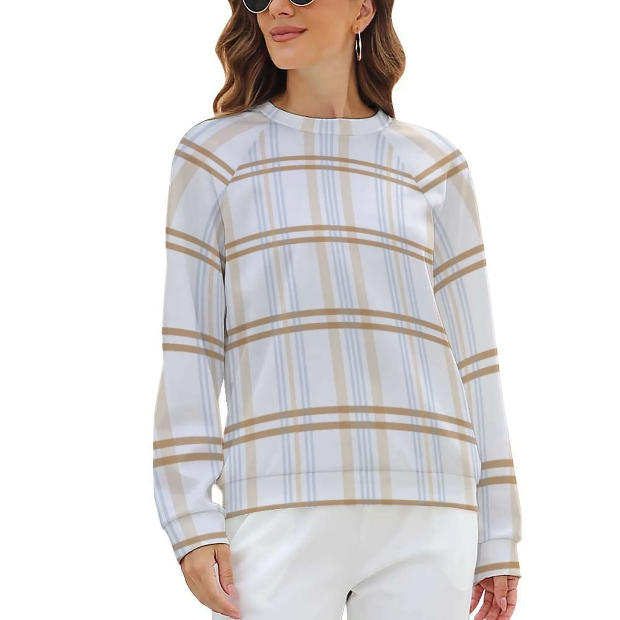 Reed | Women's Raglan Crewneck Sweatshirt | Cozy Autumn & Winter Crewneck