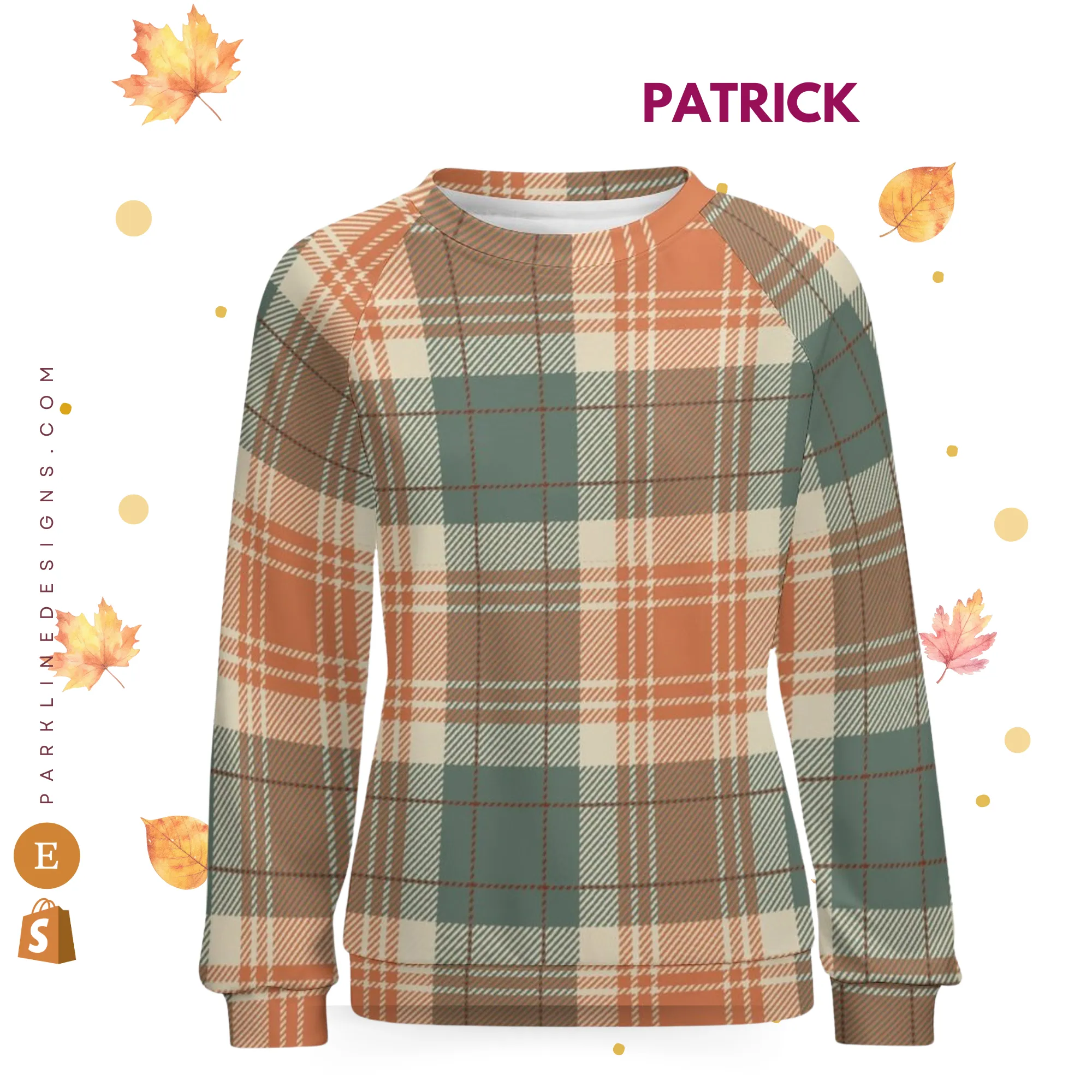 Spanish Marigold | Women's Raglan Crewneck Sweatshirt | Cozy Autumn & Winter Crewneck