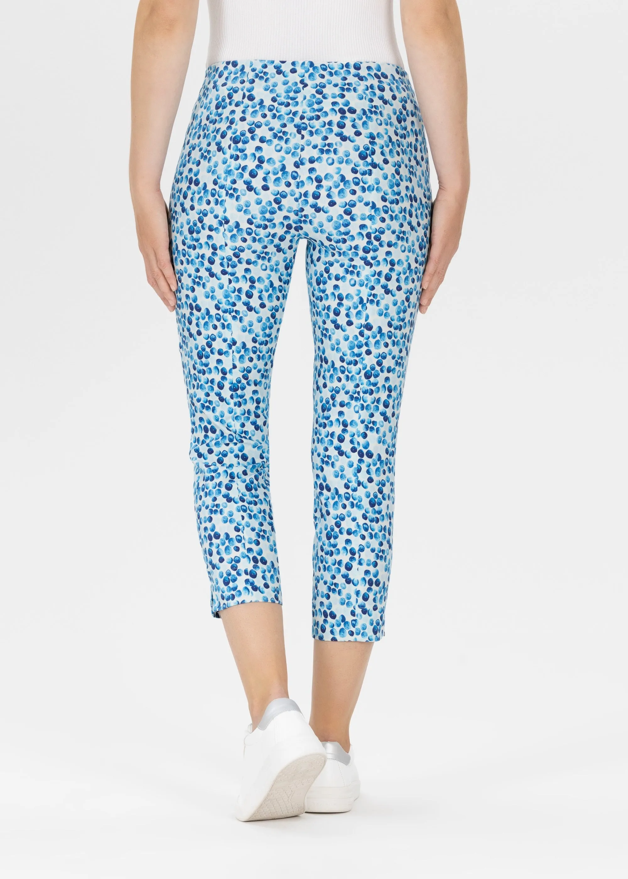 Stehmann Blue Slim Printed Trouser - Lolo-600
