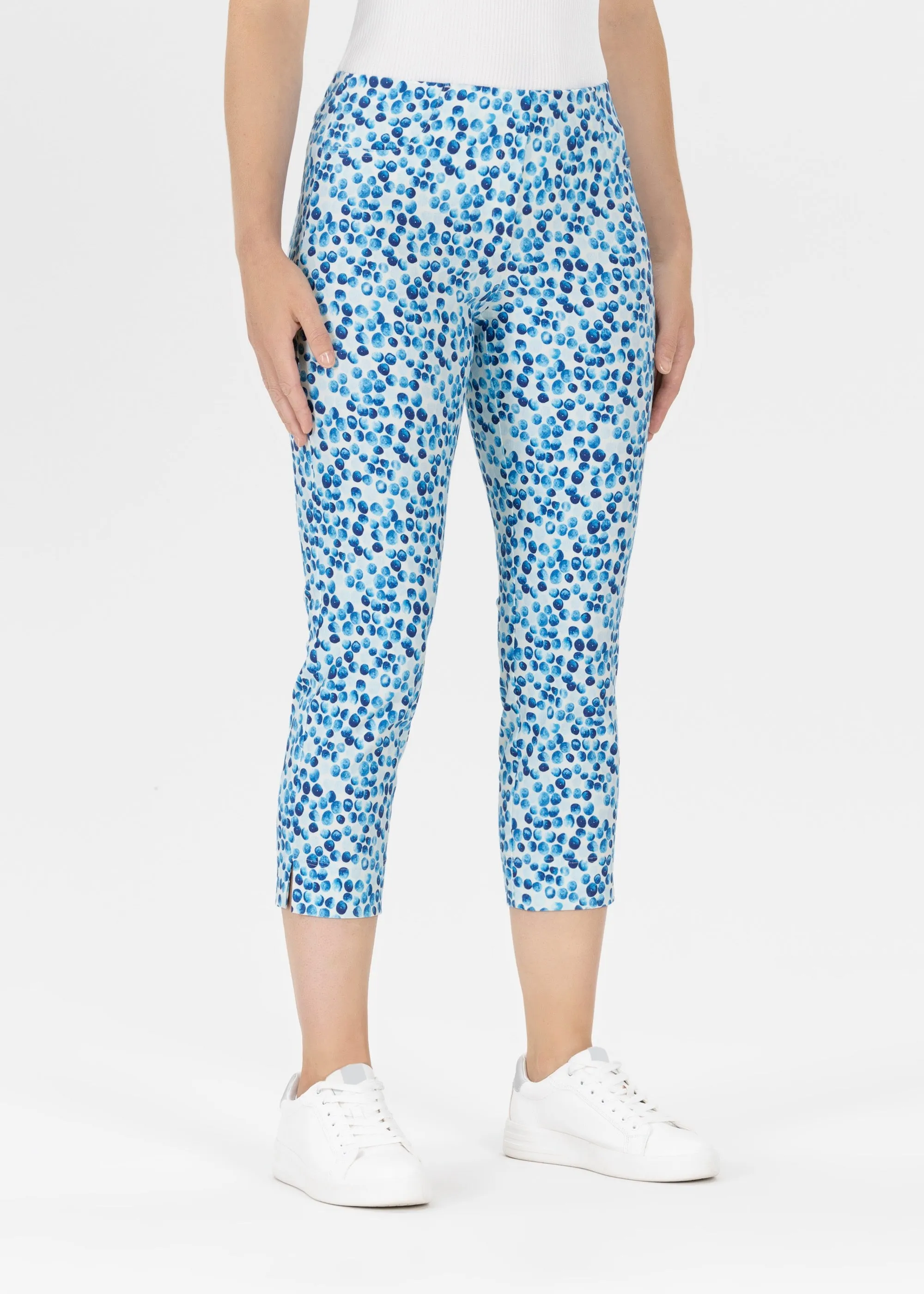 Stehmann Blue Slim Printed Trouser - Lolo-600