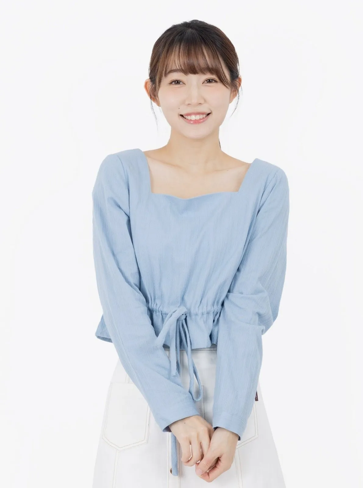 Stella 氣質長袖綁帶上衣