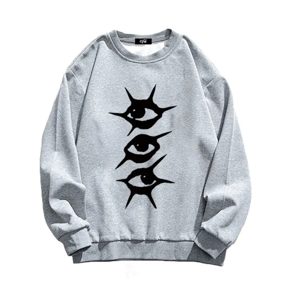 “Style trendy three eyes print” Sweatshirt