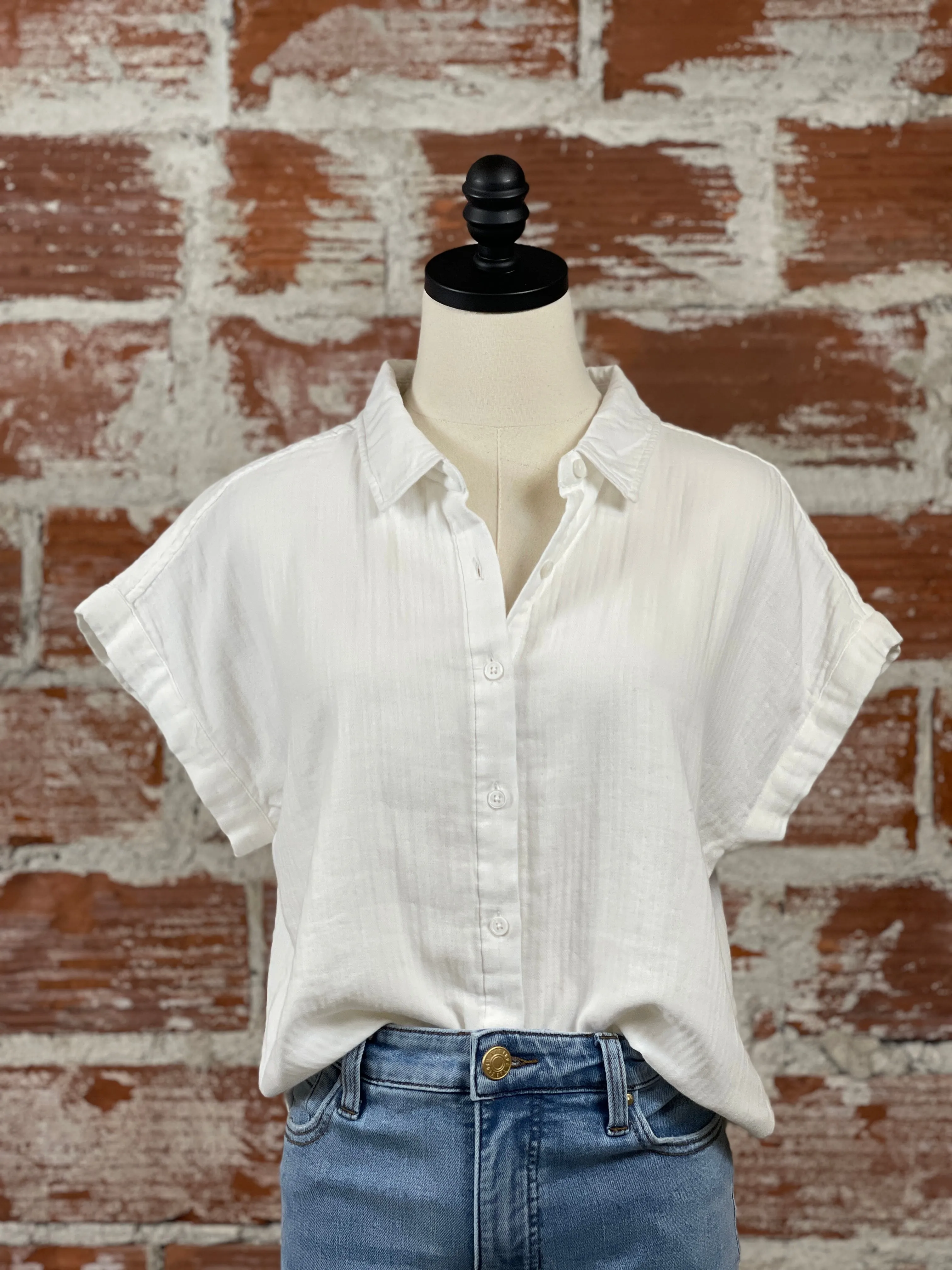 Thread & Supply Laira Shirt in White