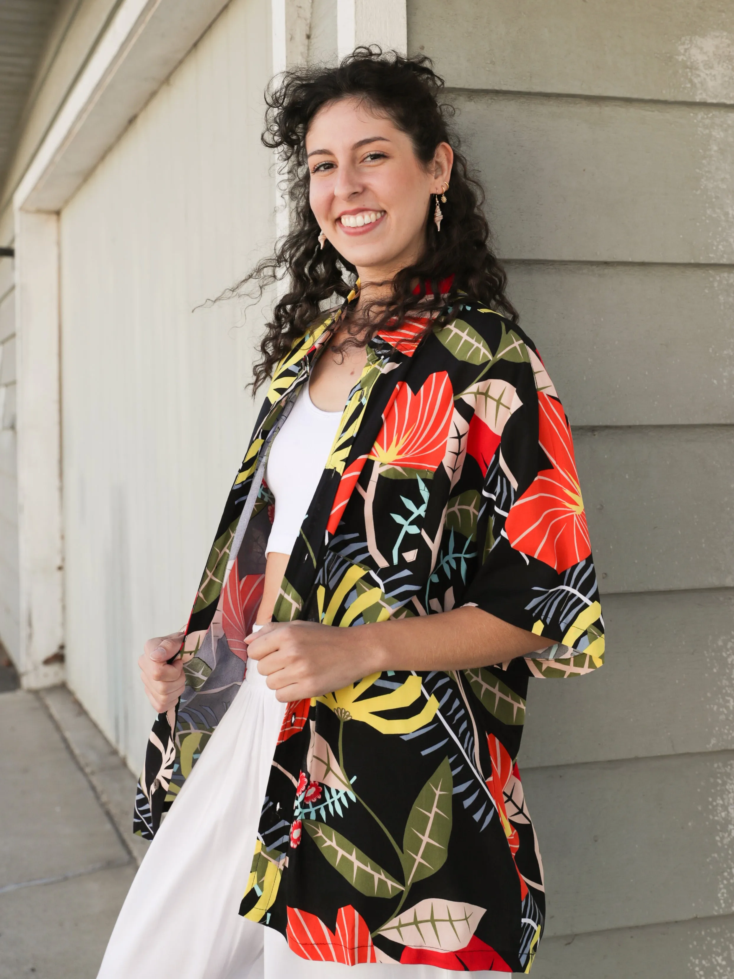 Tiki-licious Button Down Top