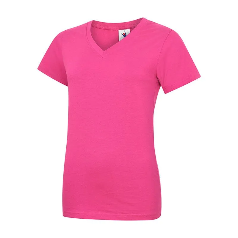 Uneek UC319 Ladies Classic V Neck T-Shirt