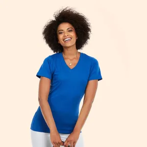 Uneek UC319 Ladies Classic V Neck T-Shirt