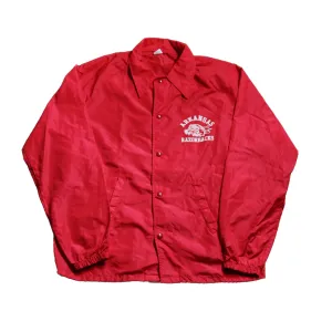 Vintage 1980s Arkansas Razorbacks Coach Jacket Windbreaker