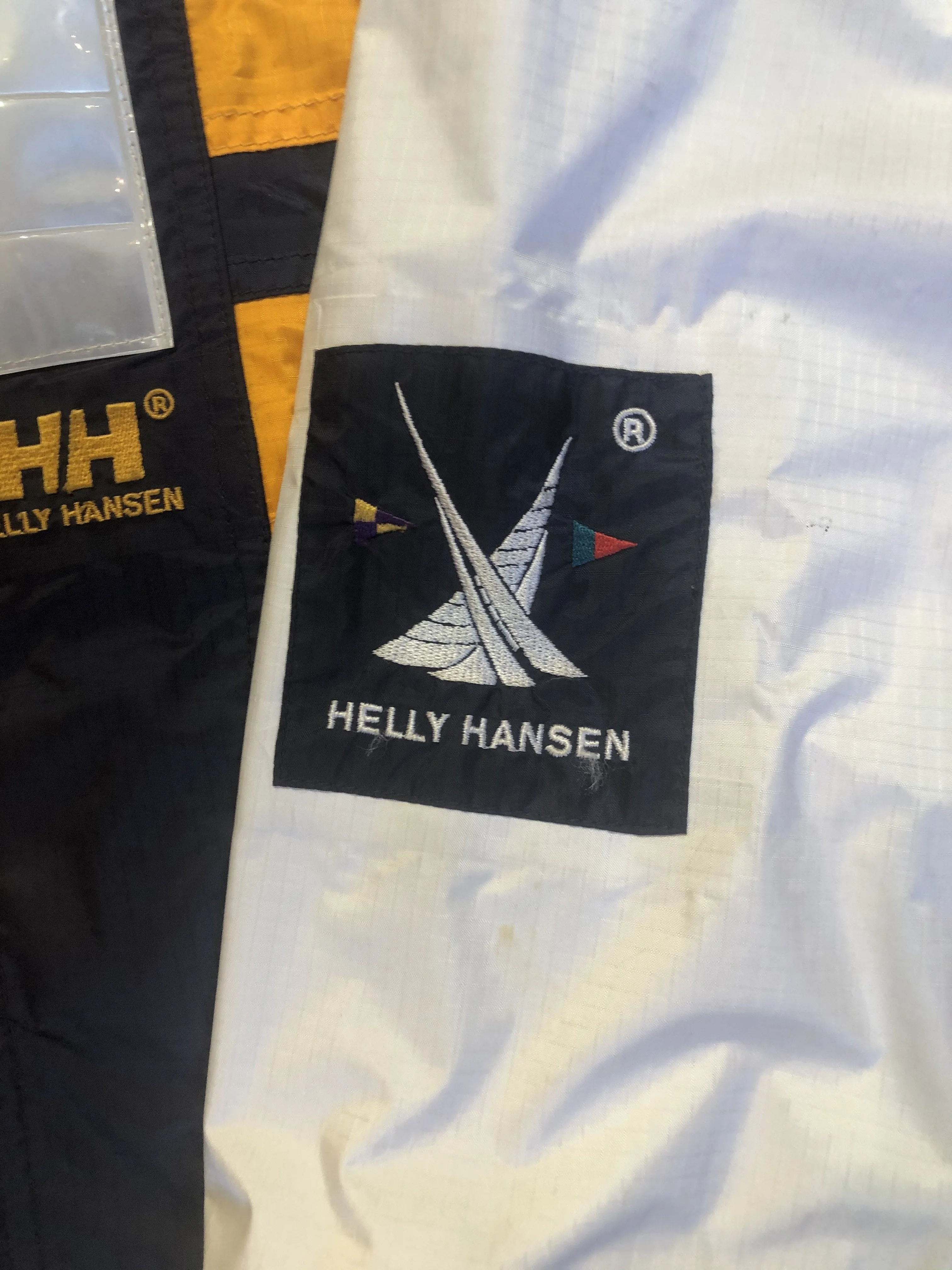 Vintage Helly Hansen "Extreme" White, Yellow and Navy Windbreaker SOLD