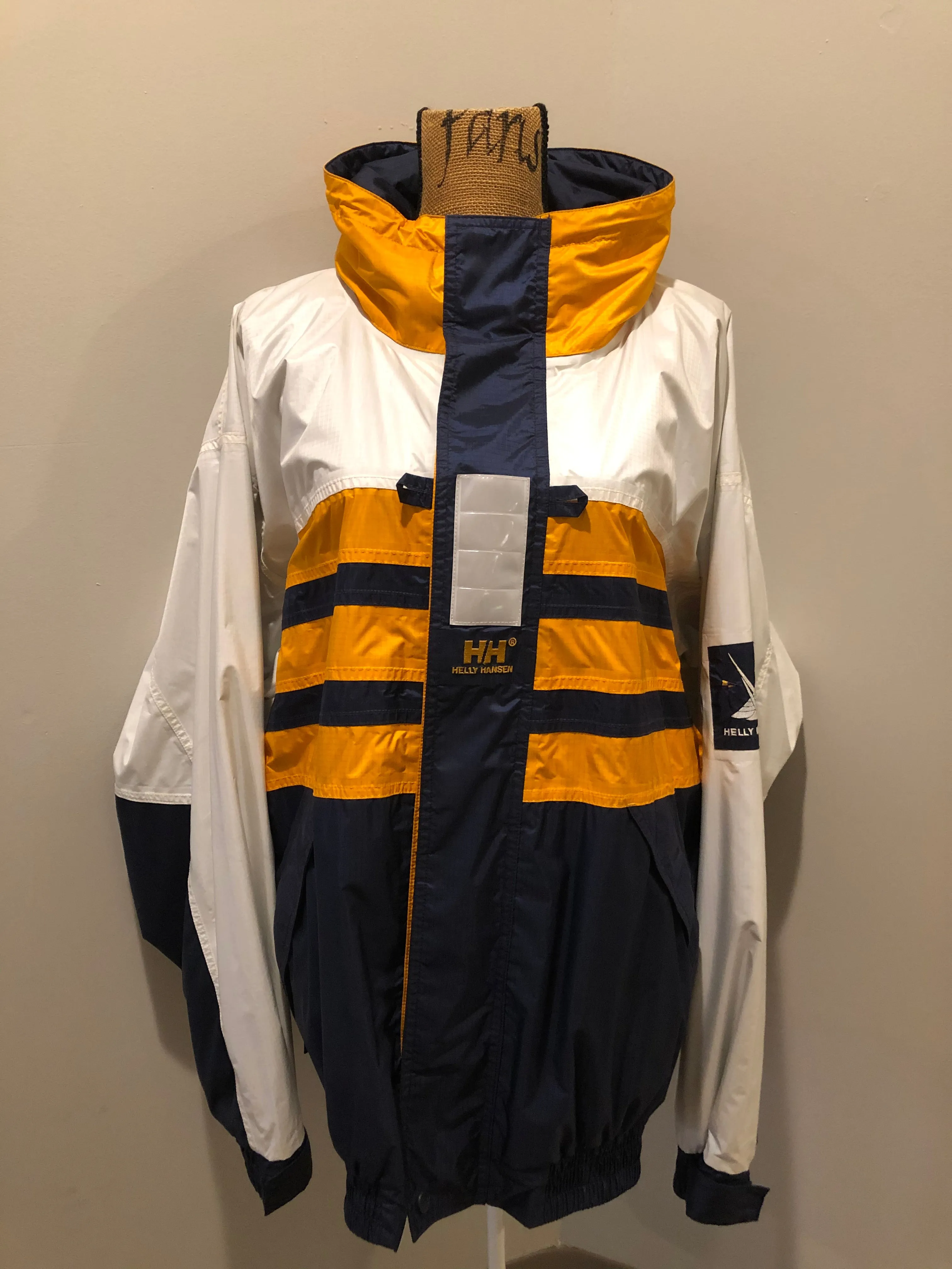 Vintage Helly Hansen "Extreme" White, Yellow and Navy Windbreaker SOLD