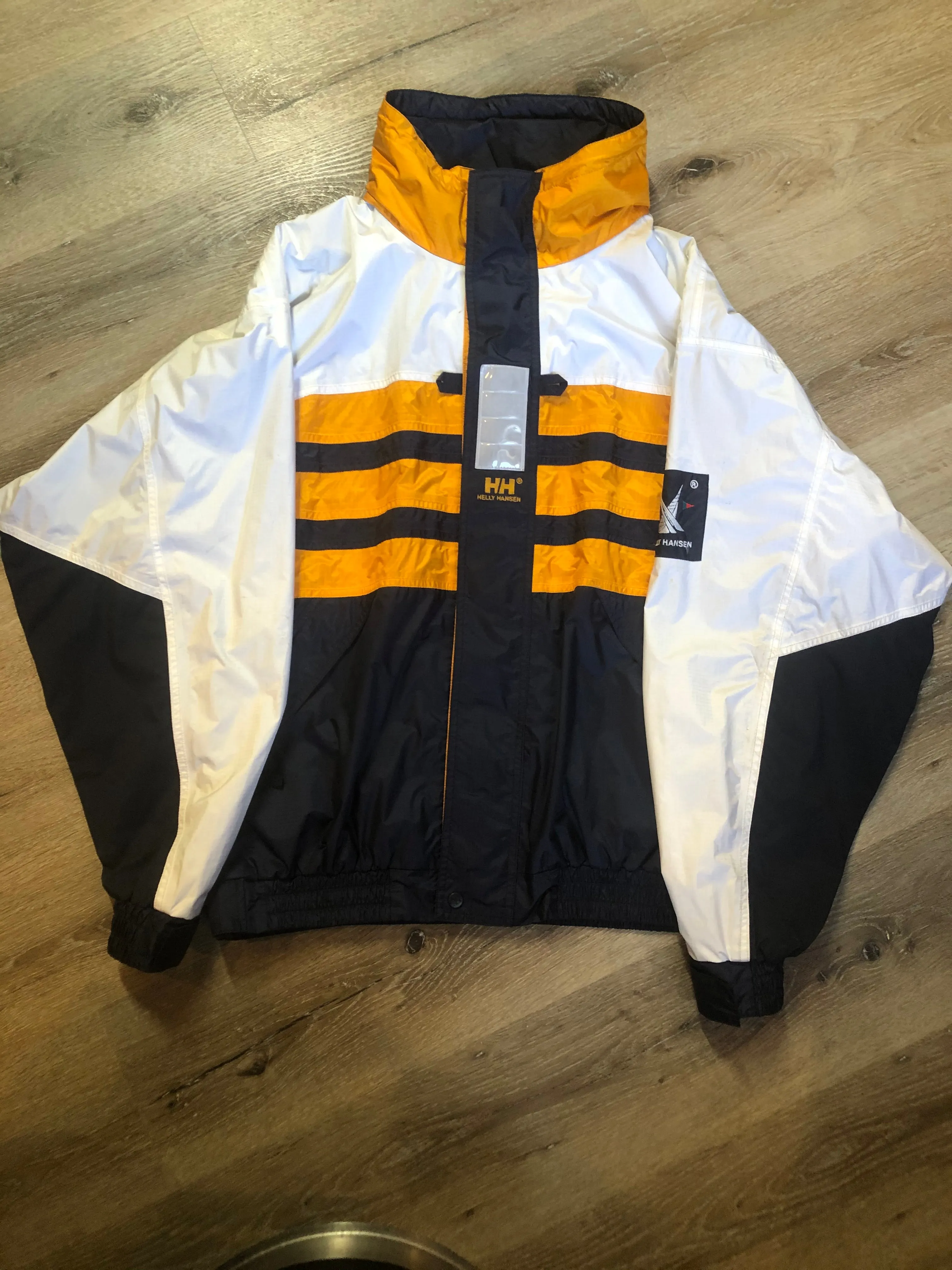 Vintage Helly Hansen "Extreme" White, Yellow and Navy Windbreaker SOLD