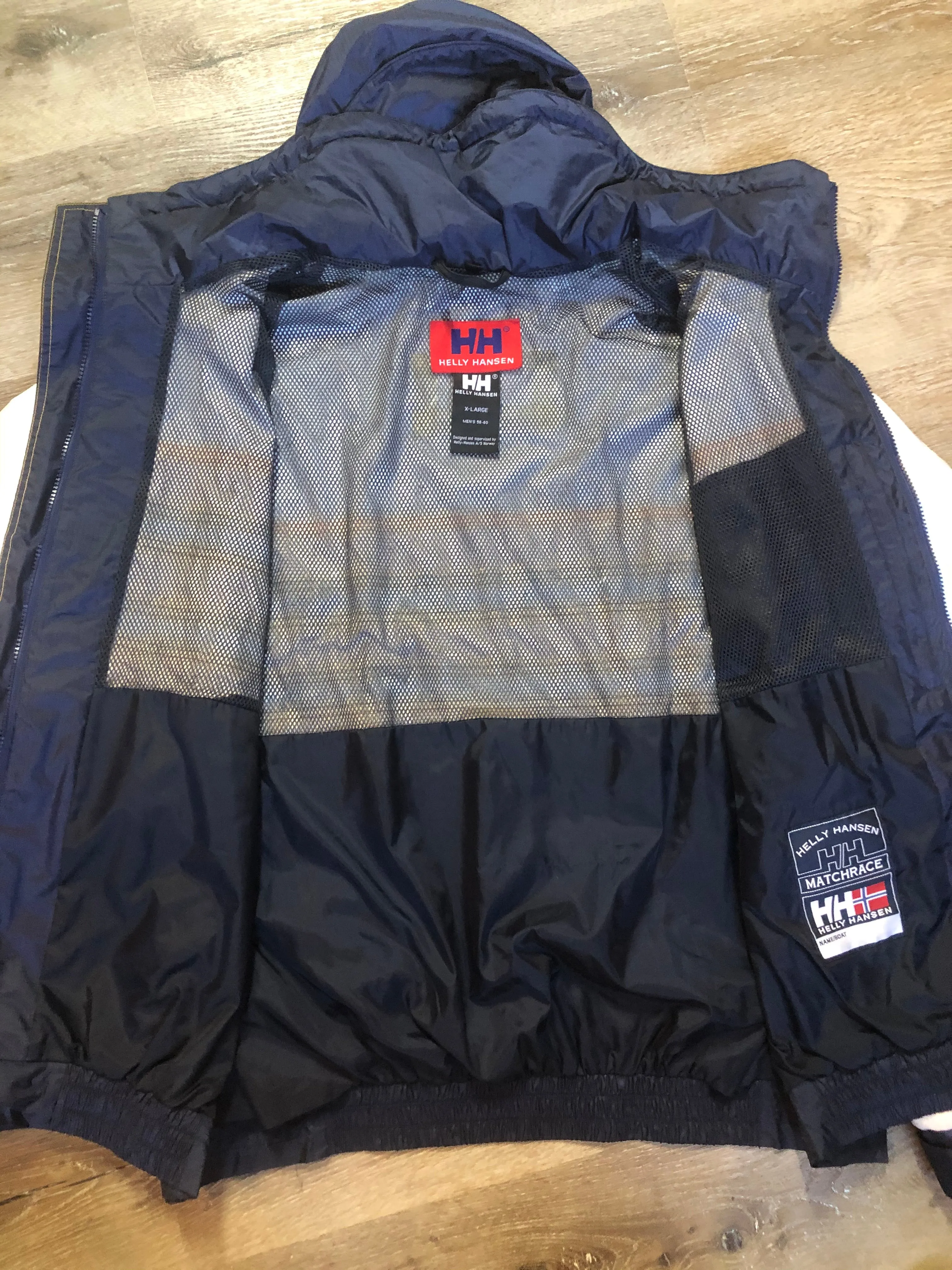 Vintage Helly Hansen "Extreme" White, Yellow and Navy Windbreaker SOLD