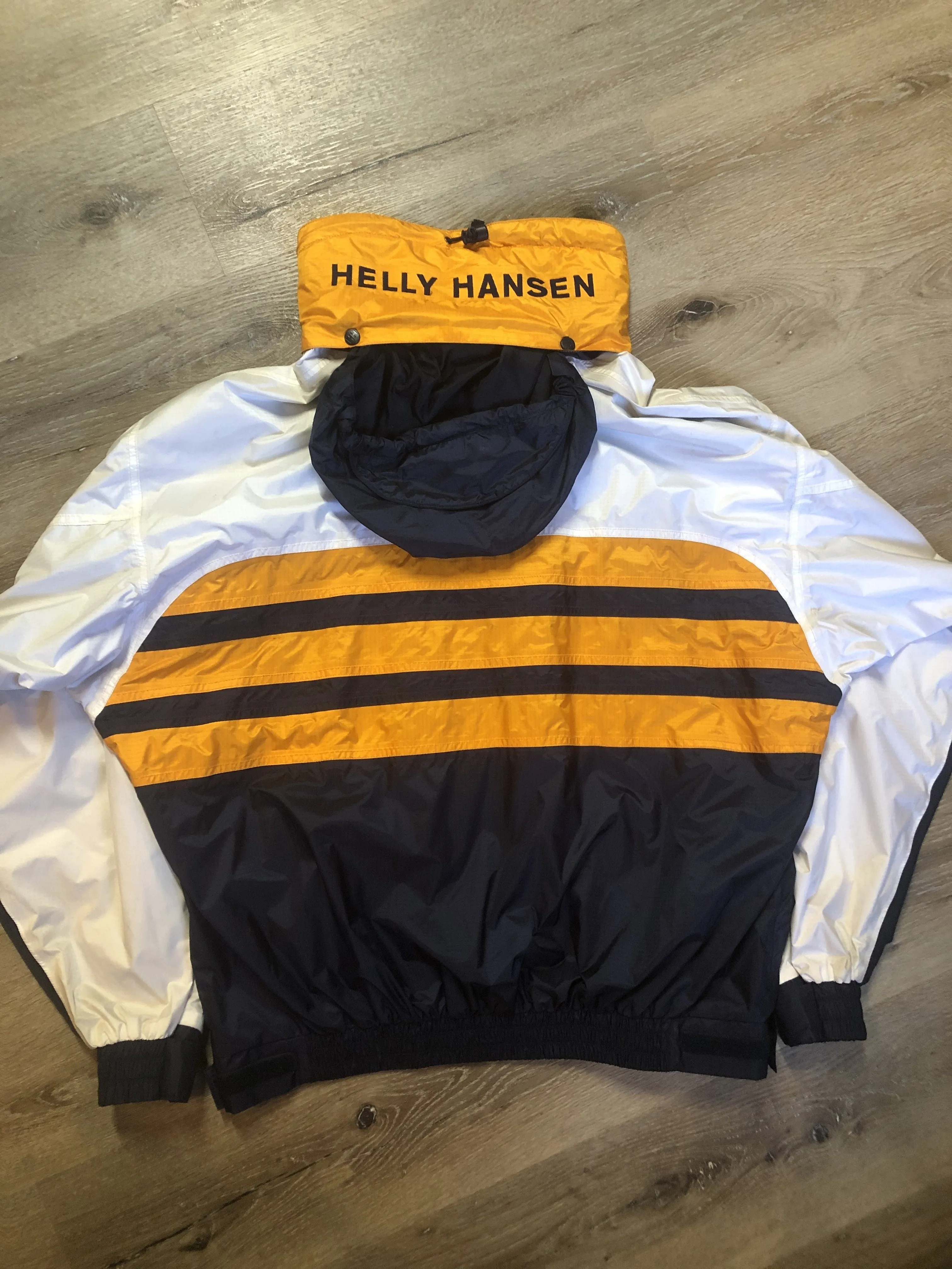 Vintage Helly Hansen "Extreme" White, Yellow and Navy Windbreaker SOLD
